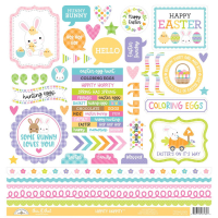 Doodlebug Design Hippity Hoppity 12x12 Inch Paper Pack (7193) (842715071933)